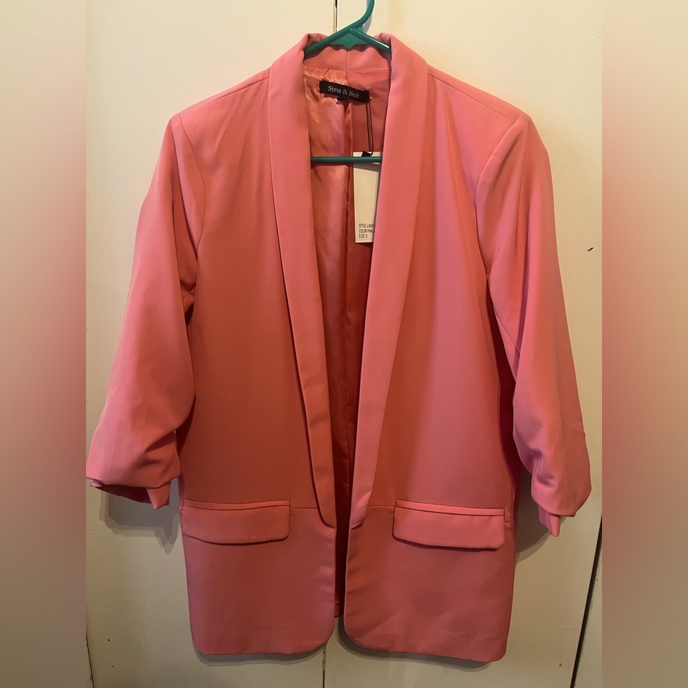 Oversized Pink Blazer
